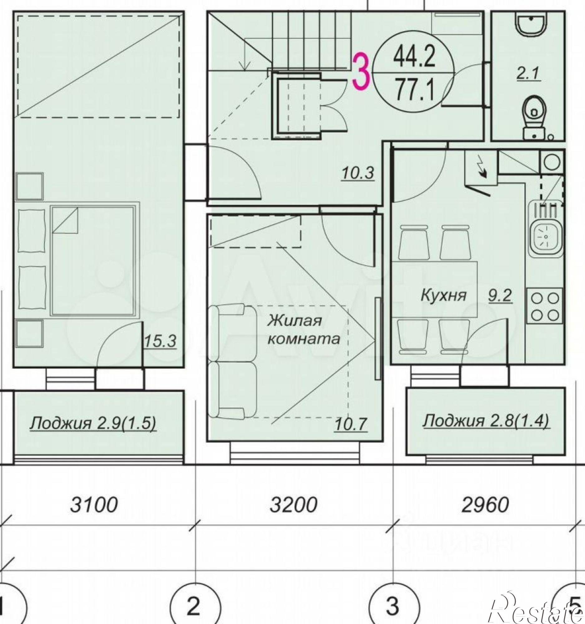 Купить квартиру за 8 000 000 рублей на ул Докука, 27Б