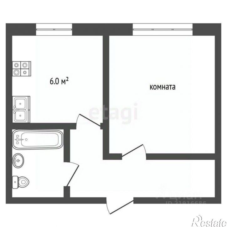 1-комн квартира ул Театральная, 25,  д. 25