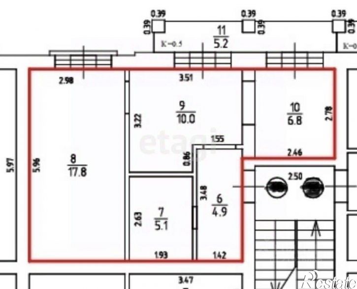 2-комн квартира ул Дачная, 8,  д. 8