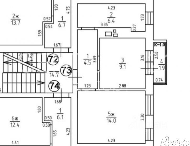 1-комн квартира улица Сержанта Мишина, 68,  д. 68