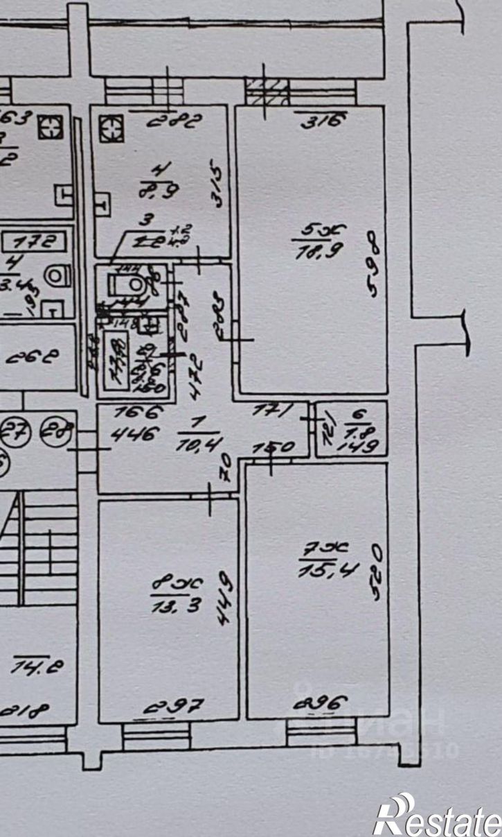 3-комн квартира Красносельская улица, 67Б,  д. 67Б