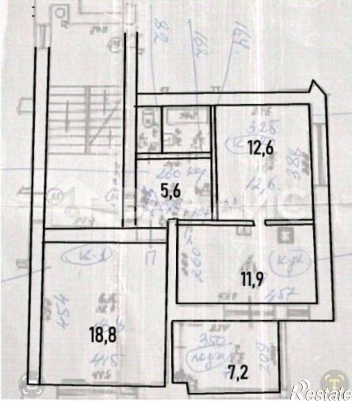 2-комн квартира ул Комсомольская, 102,  д. 102