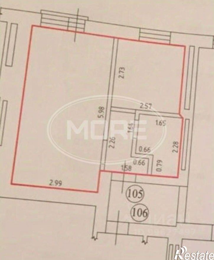 1-комн квартира Кутаисский пер, 2,  д. 2