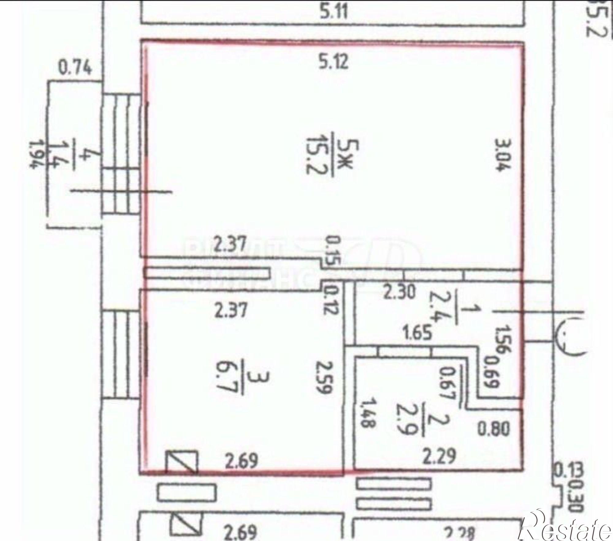 Купить квартиру за 5 100 000 рублей на Кутаисский переулок, 2