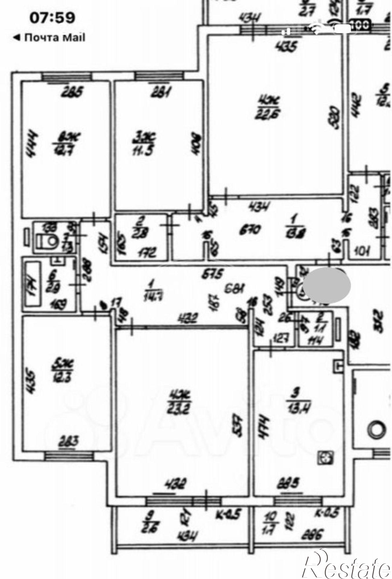 Купить квартиру за 9 100 000 рублей на улица Согласия, 16
