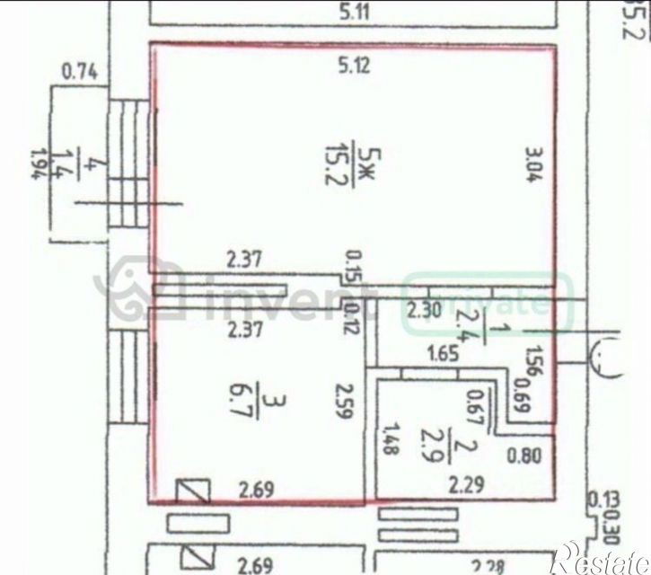 1-комн квартира Кутаисский переулок, 2,  д. 2