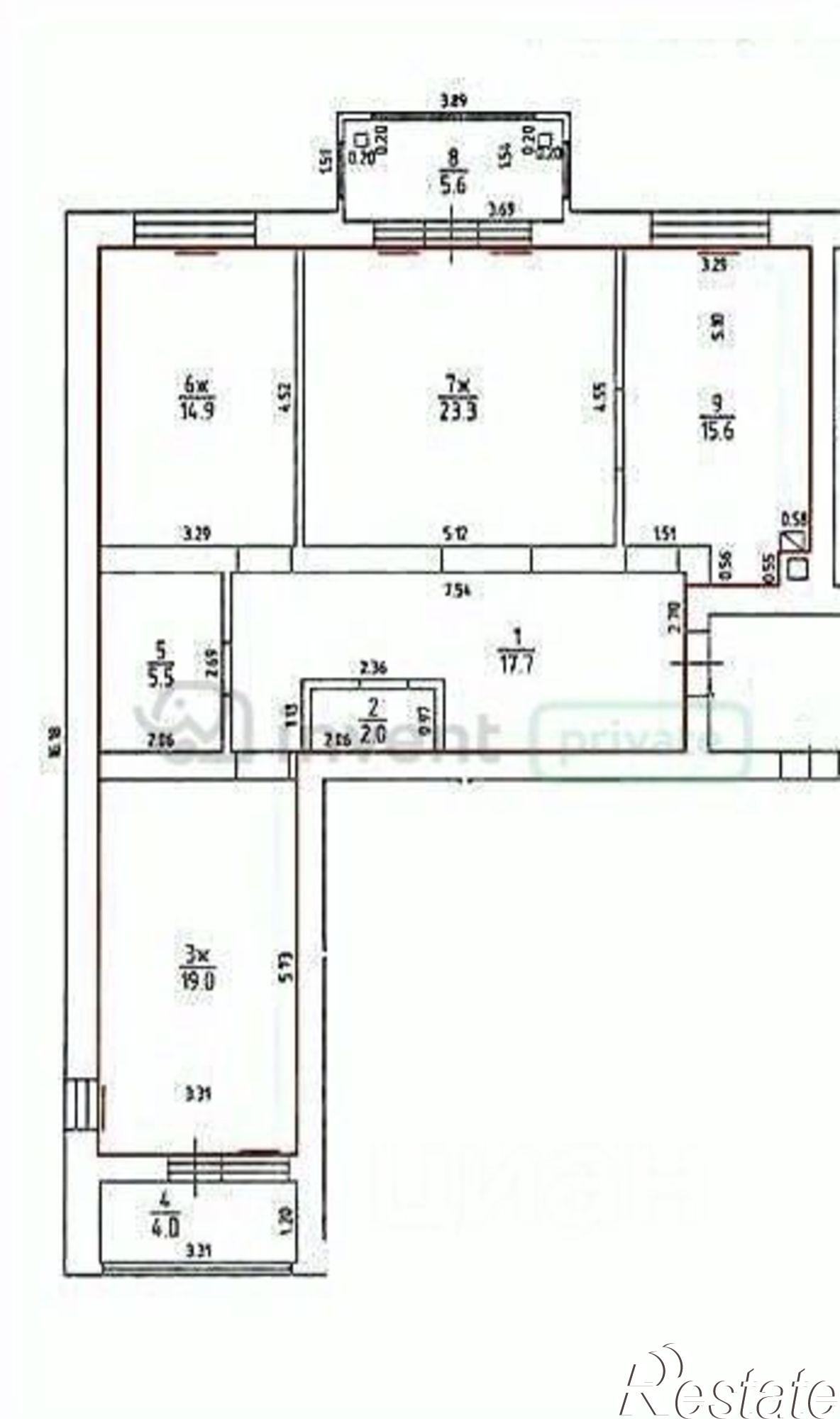 Купить квартиру за 21 490 000 рублей на улица Льва Толстого, 16А