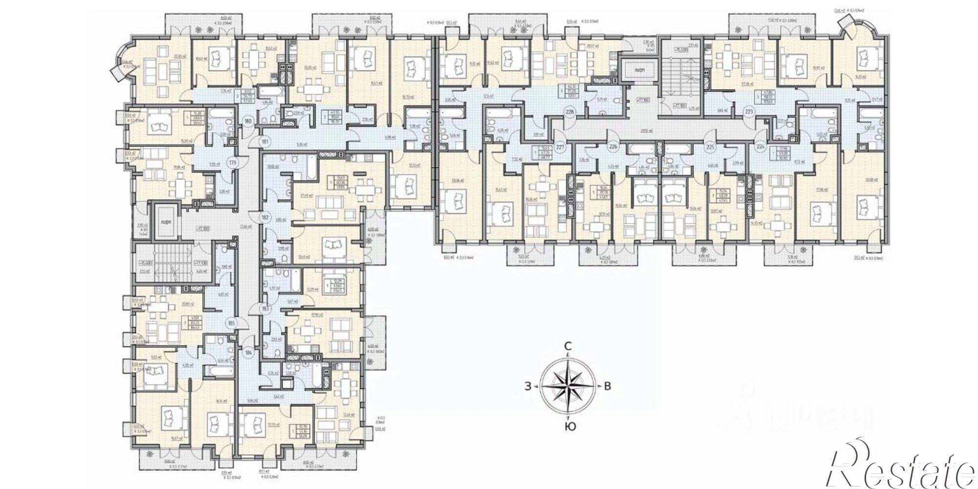 Купить квартиру за 12 773 100 рублей на проспект Калинина, 111Б