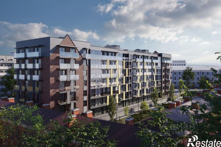 1-комн квартира в новом доме улица Лейтенанта Яналова, 2А,  д. 2А