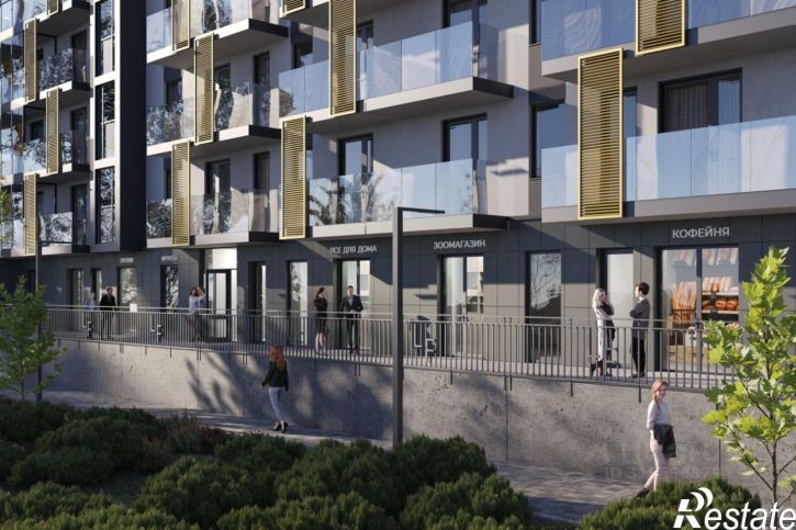 1-комн квартира в новом доме улица Лейтенанта Яналова, 2А,  д. 2А