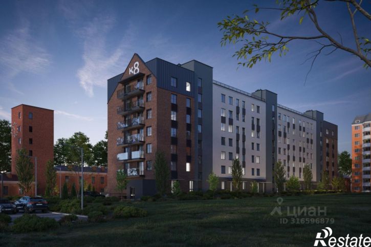 1-комн квартира в новом доме улица Лейтенанта Яналова, 2А,  д. 2А