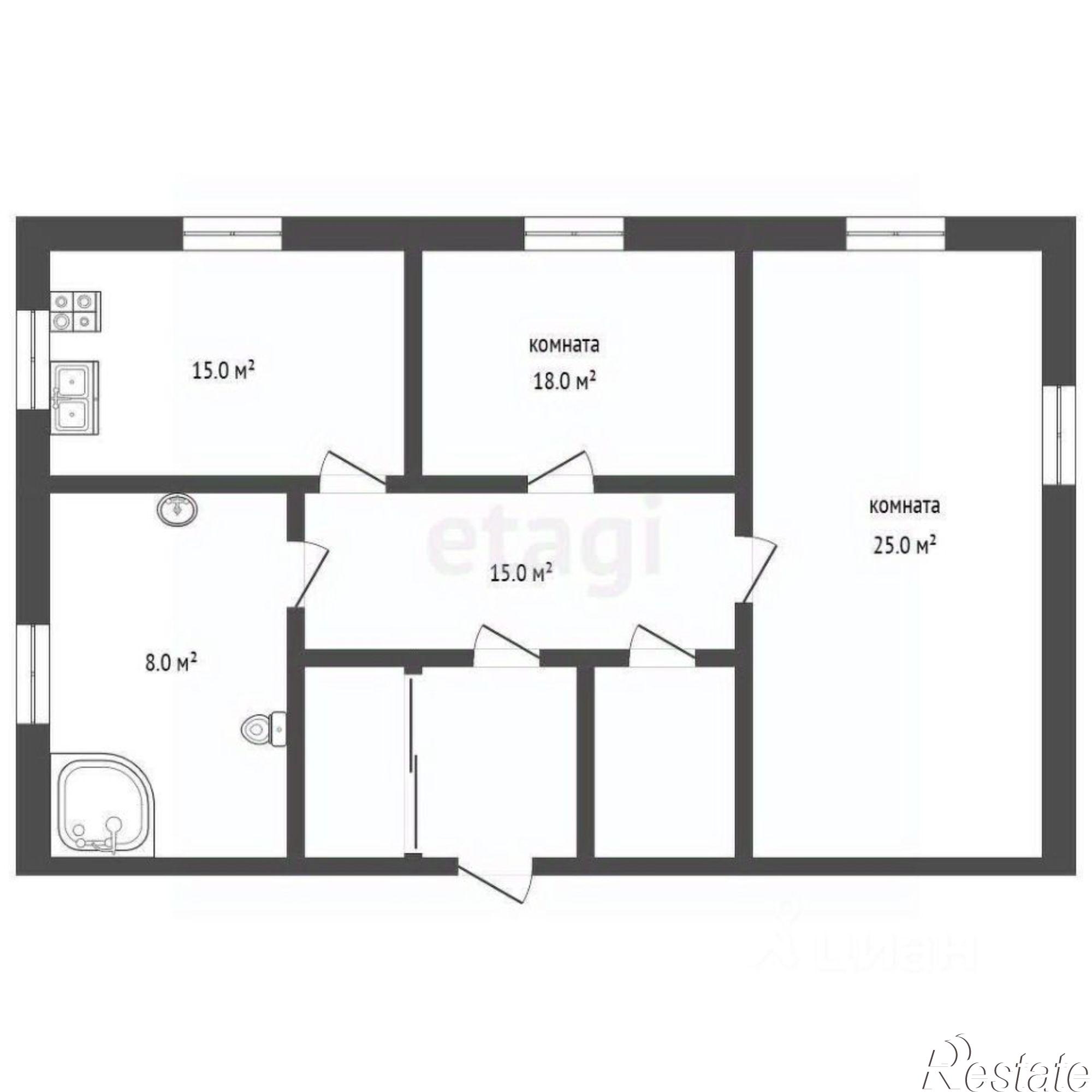 Купить квартиру за 16 500 000 рублей на улица Каштановая Аллея, 7