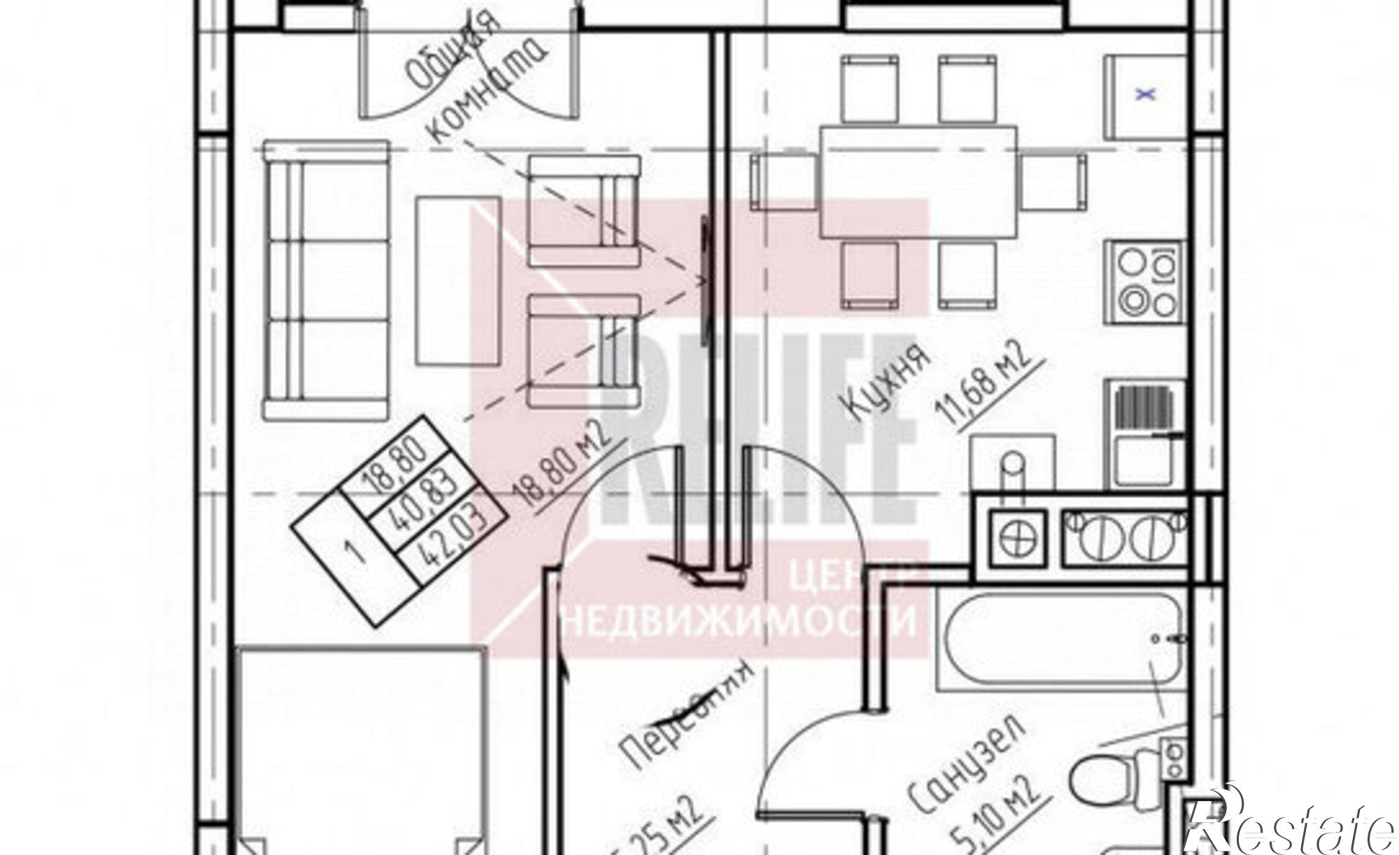 Купить квартиру за 19 350 000 рублей на ул Октябрьская, 12