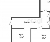 2-комн, 58кв м, этаж 3/9 ул Петра Панина, 9