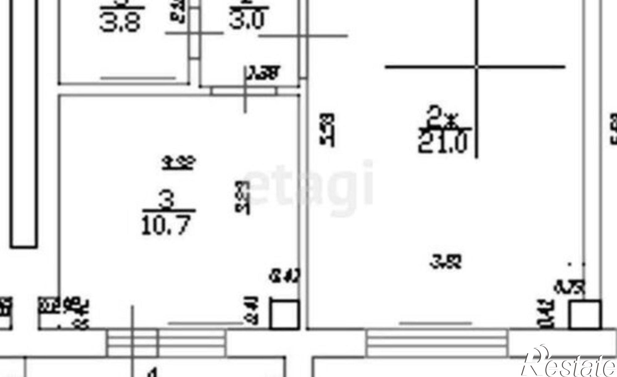 Купить квартиру за 7 100 000 рублей на Эпроновская улица, 33