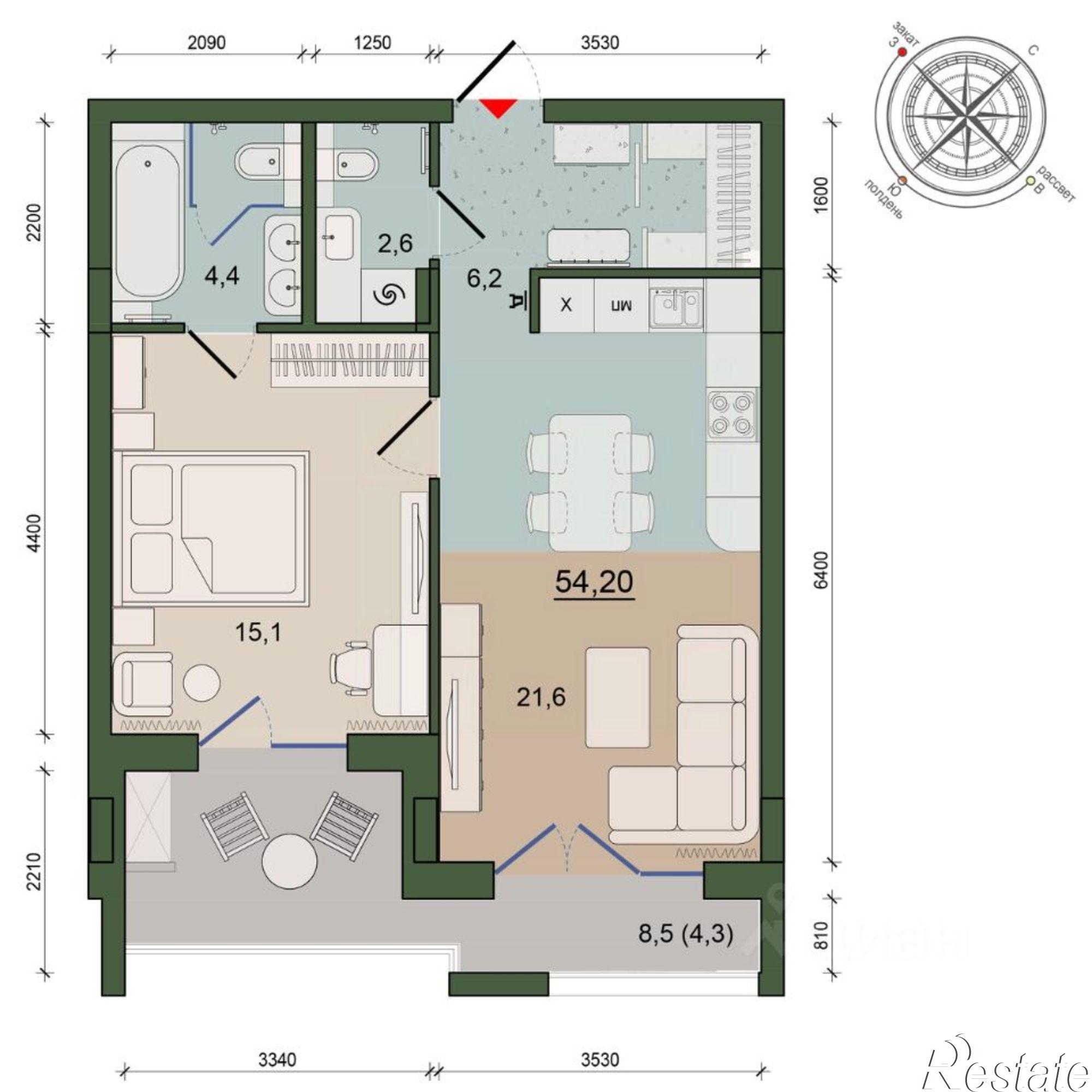 Купить квартиру за 9 500 000 рублей на ул Молодой гвардии, 34