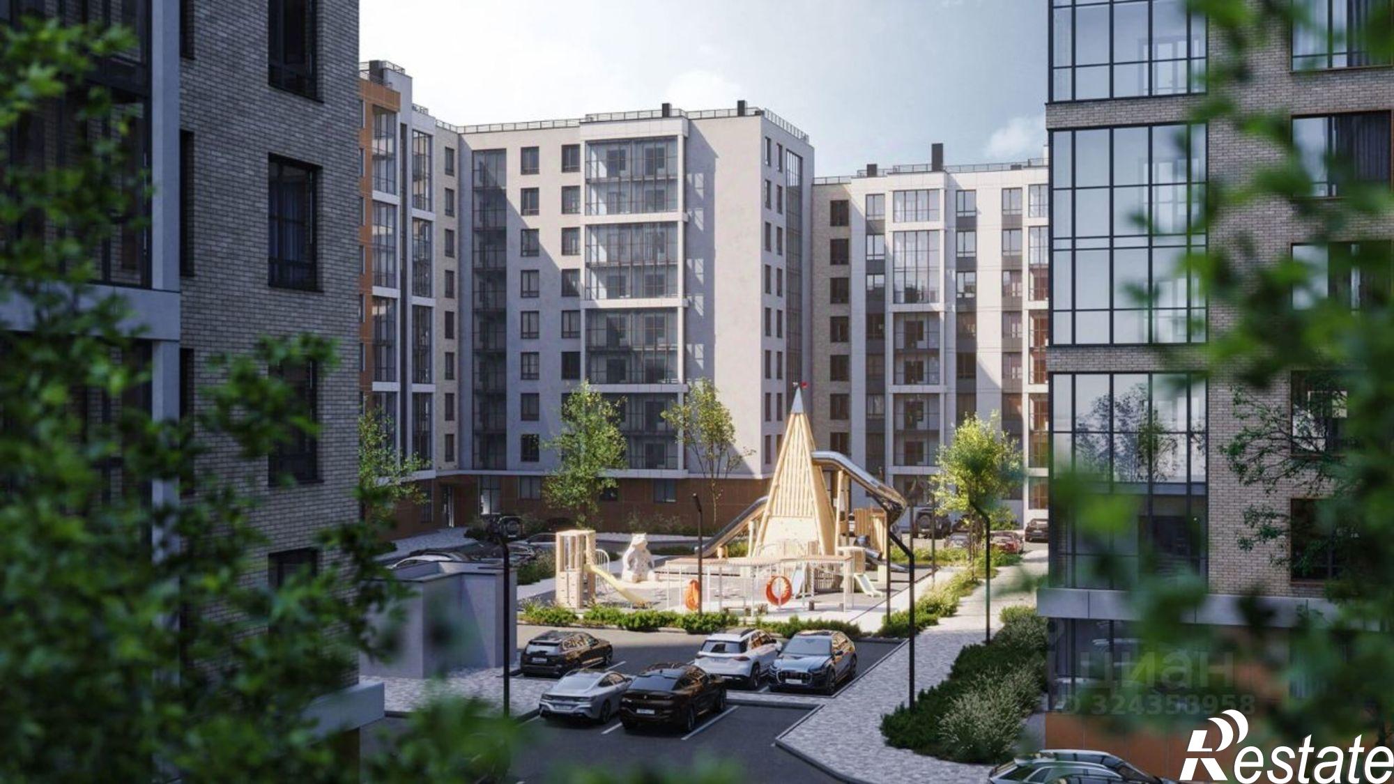 Купить квартиру за 14 415 300 рублей на улица Александра Невского, 7Б