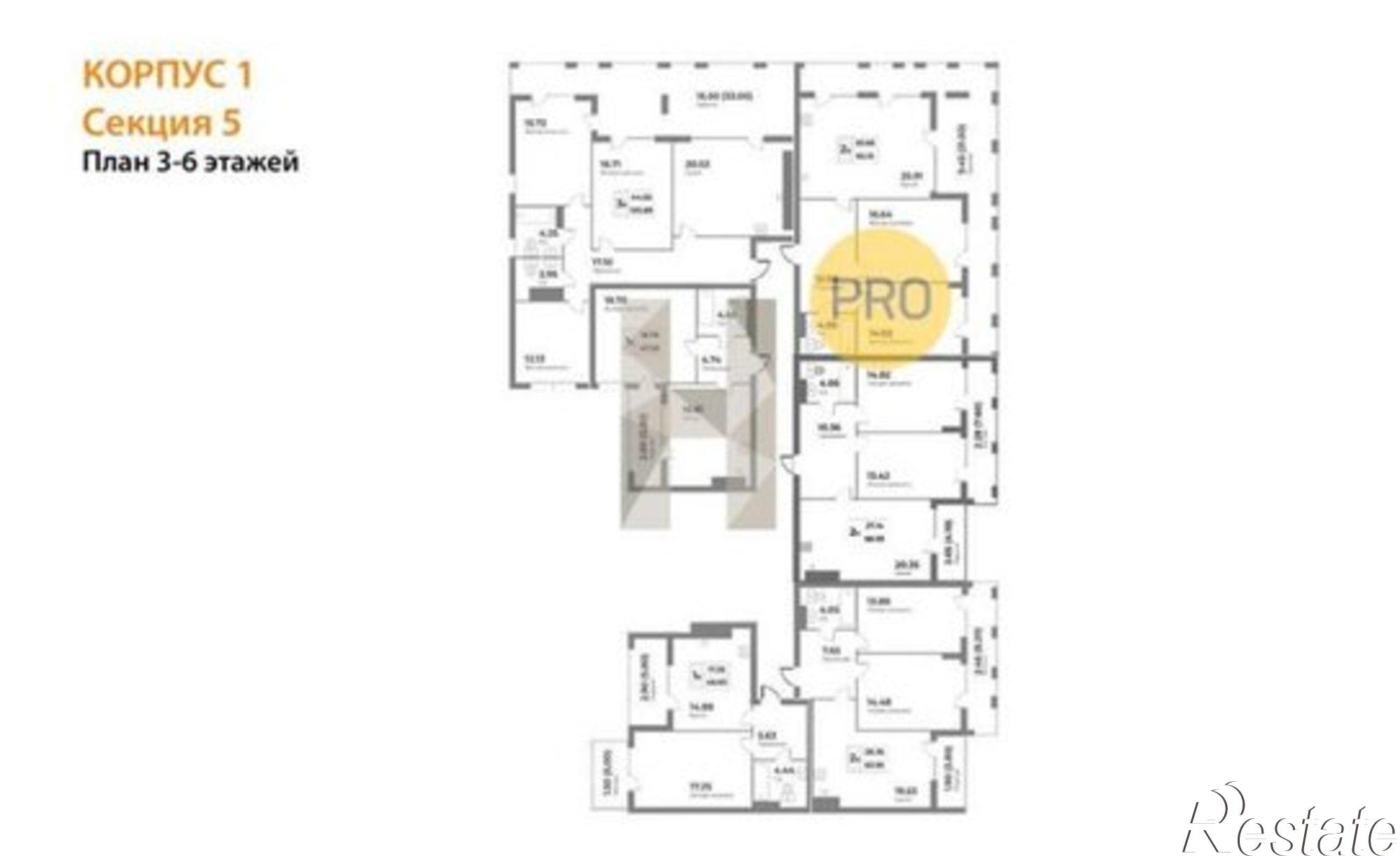 Купить квартиру за 15 354 400 рублей на ул Портовая, 2