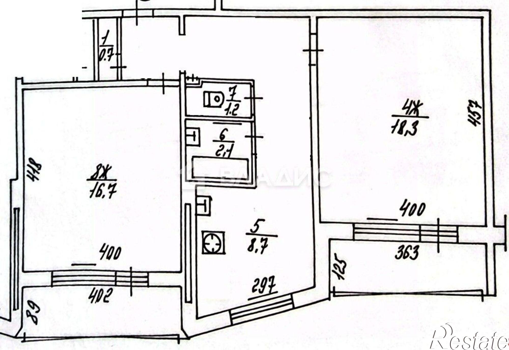 Купить квартиру за 7 700 000 рублей на улица Генерала Павлова, 22