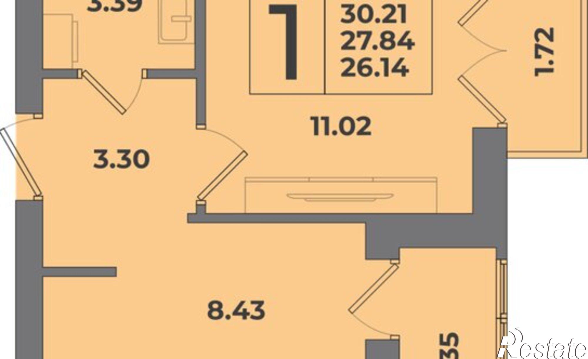 Купить квартиру за 4 985 680 рублей на Коммунистическая улица, 24