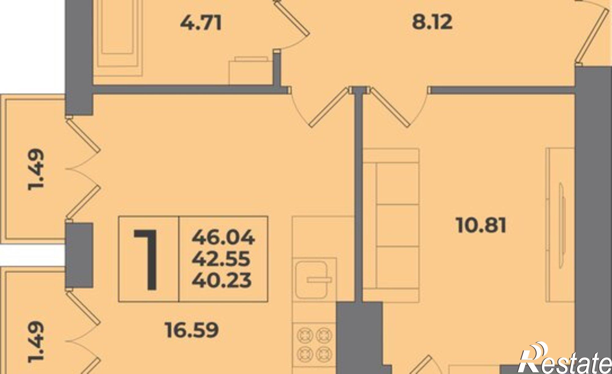 Купить квартиру за 5 674 600 рублей на Коммунистическая улица, 24