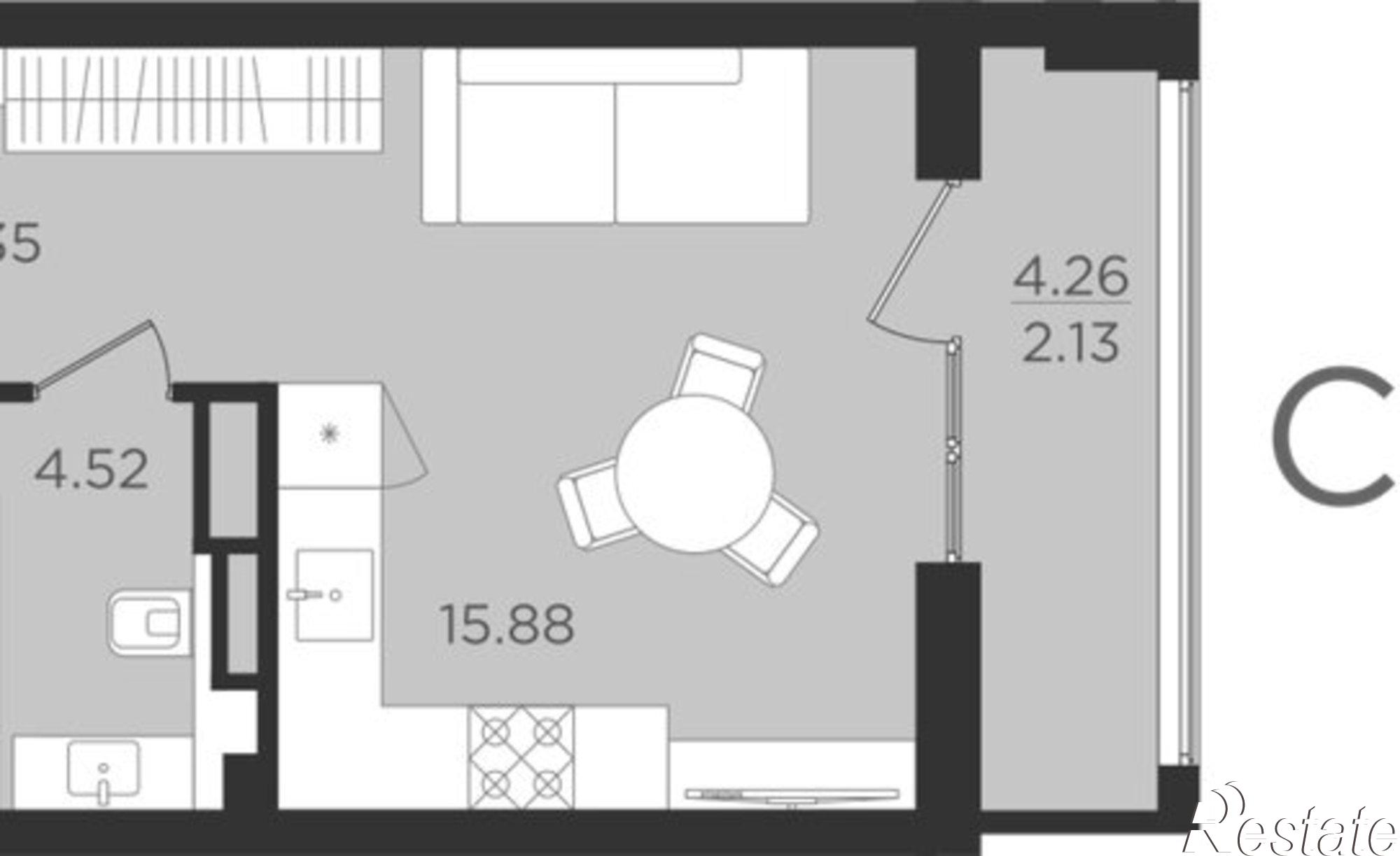 Купить квартиру за 5 870 000 рублей на ул Старшины Дадаева, 55