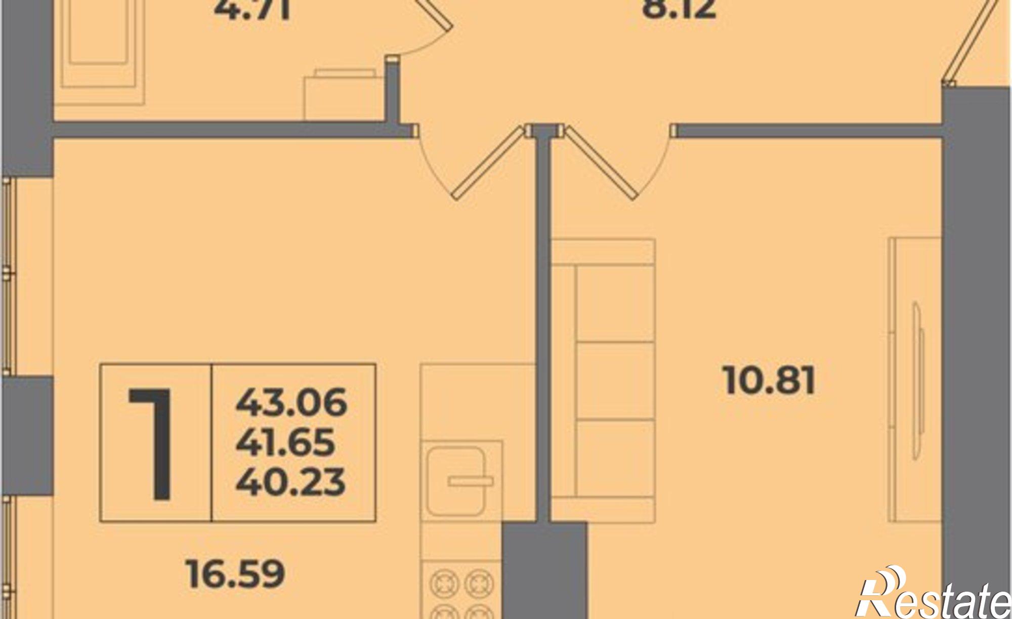 Купить квартиру за 5 555 800 рублей на Коммунистическая улица, 24