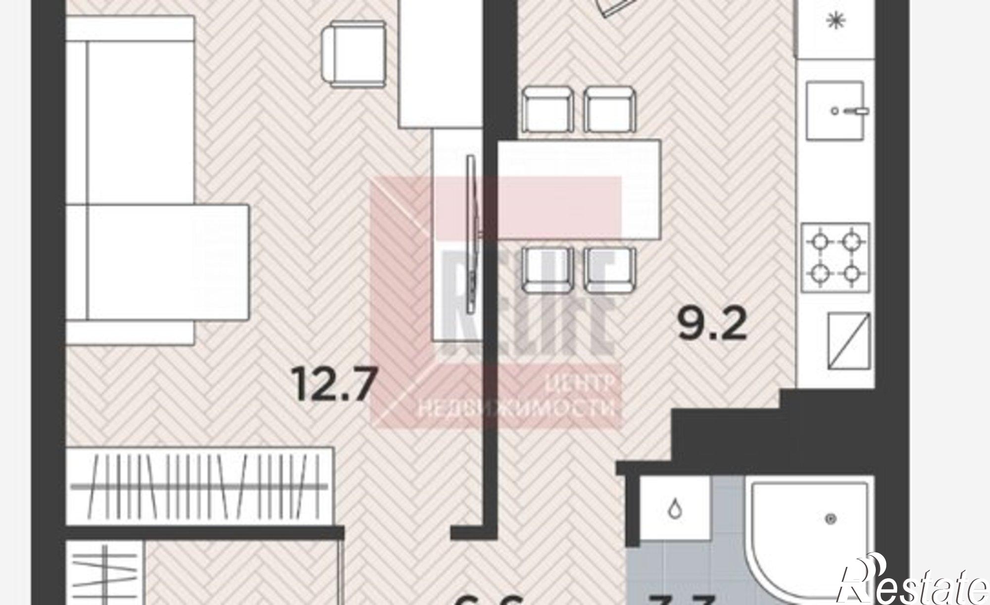 Купить квартиру за 4 250 000 рублей на Тихорецкая улица, 5