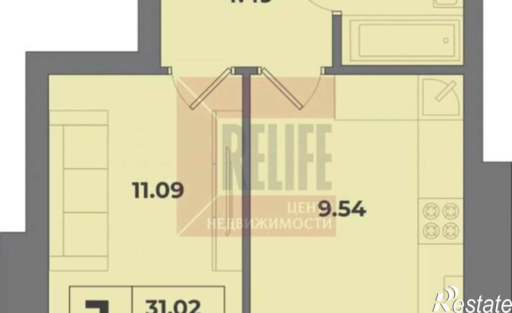 Купить квартиру за 3 800 000 рублей на Понартская улица, 6