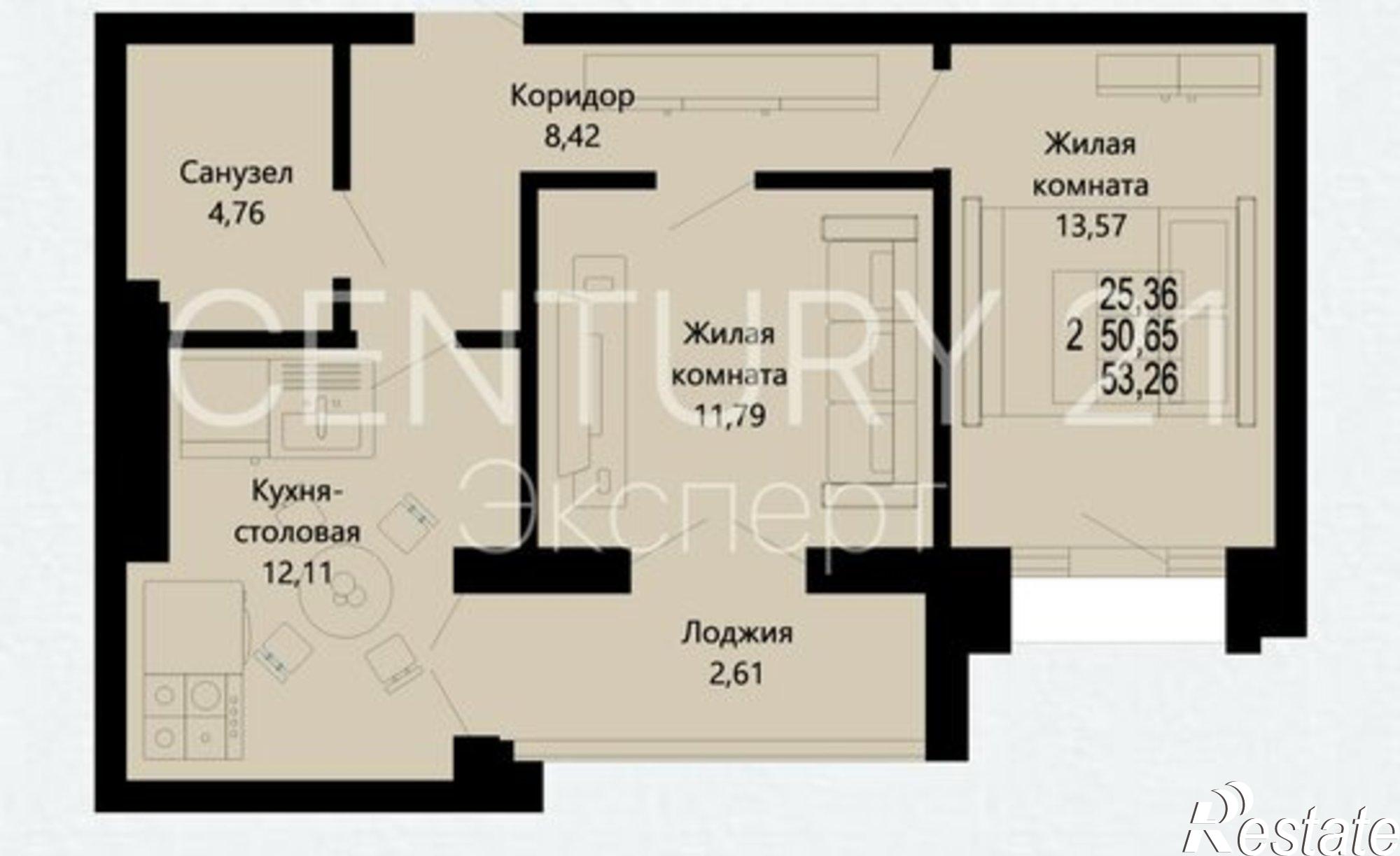 Купить квартиру за 7 999 000 рублей на улица Героя России Виталия Мариенко, 8