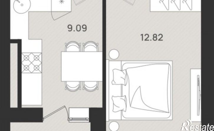 1-комн квартира в новом доме Борисовский б-р, 13 2,  д. 13 2,  к. 2