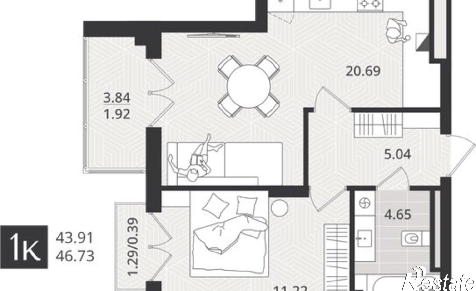 Купить квартиру за 7 390 000 рублей на улица Ломоносова, 52