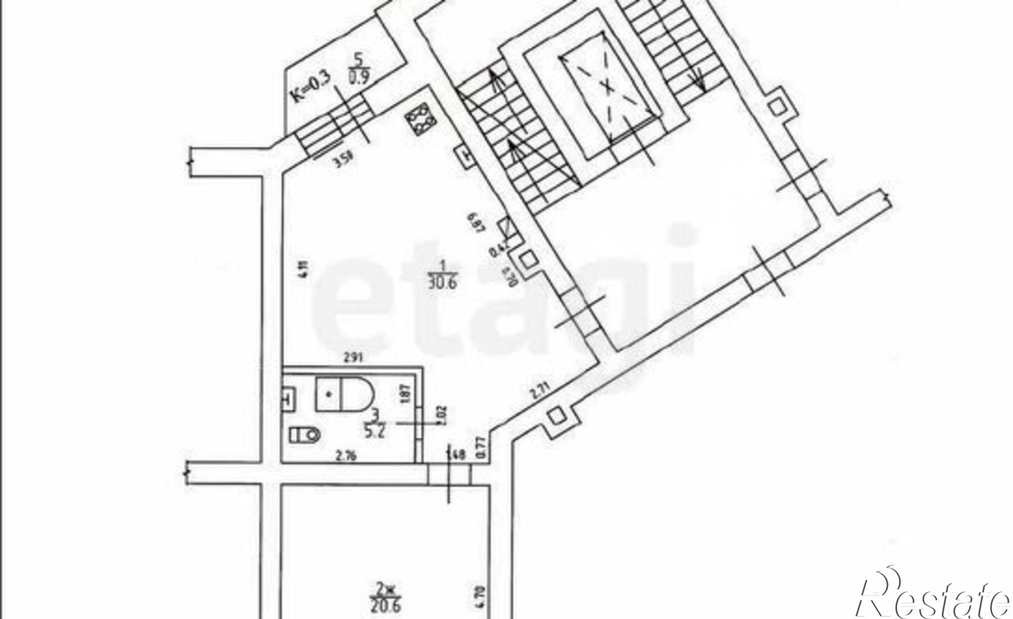 Купить квартиру за 14 300 000 рублей на улица Нансена, 68