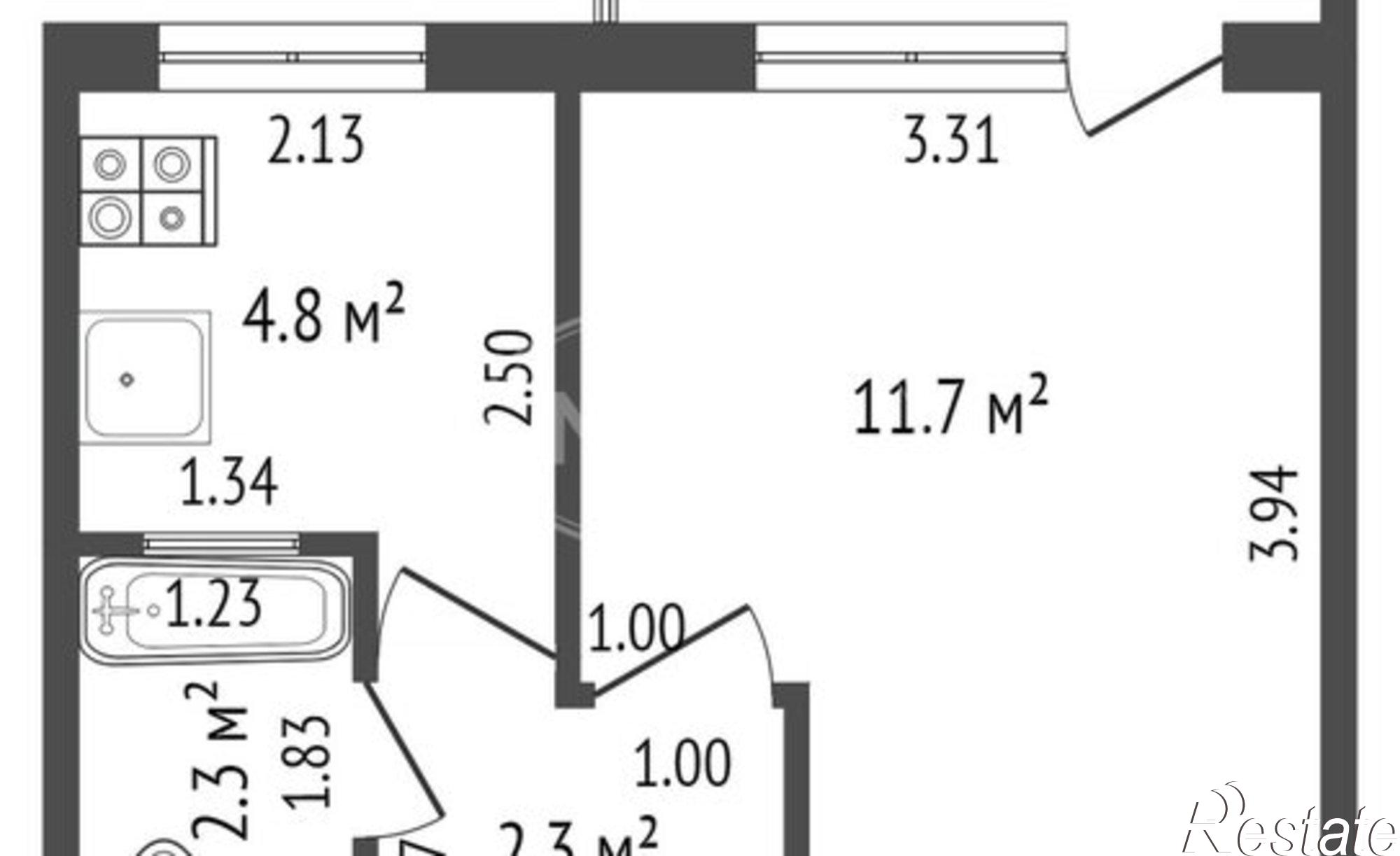 Купить квартиру за 3 850 000 рублей на ул Мукомольная, 10
