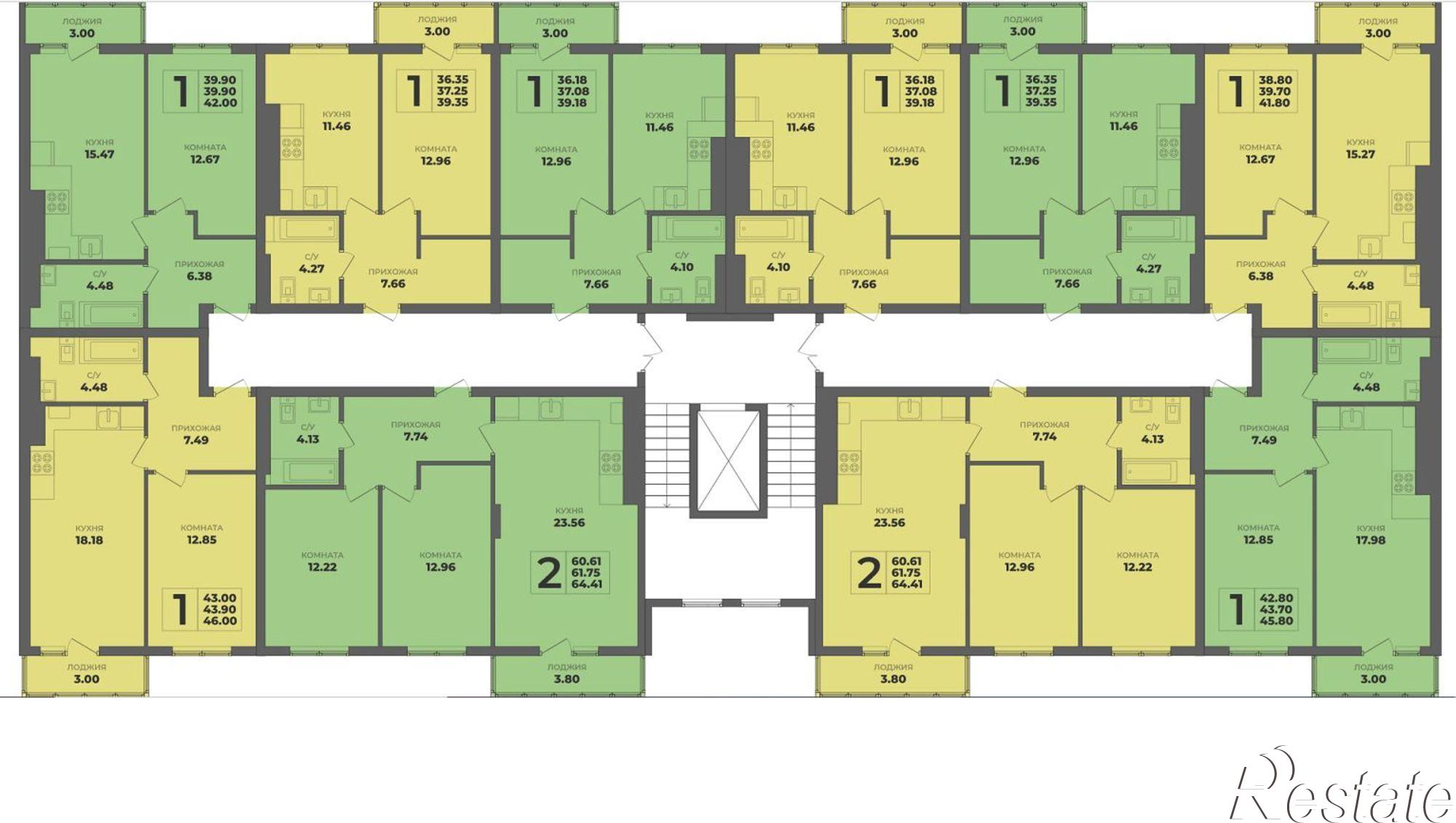 Купить квартиру за 4 693 500 рублей на Интернациональная улица, 18