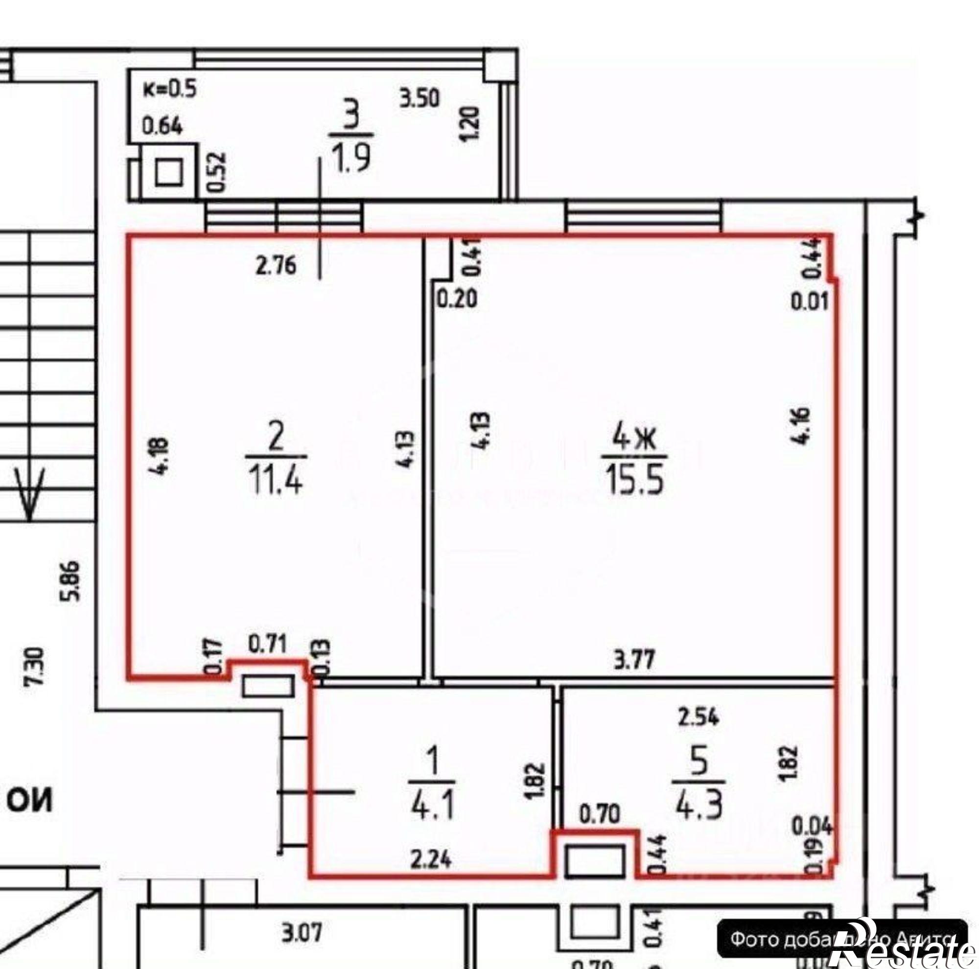 Купить квартиру за 5 500 000 рублей на улица Володарского, 4Д