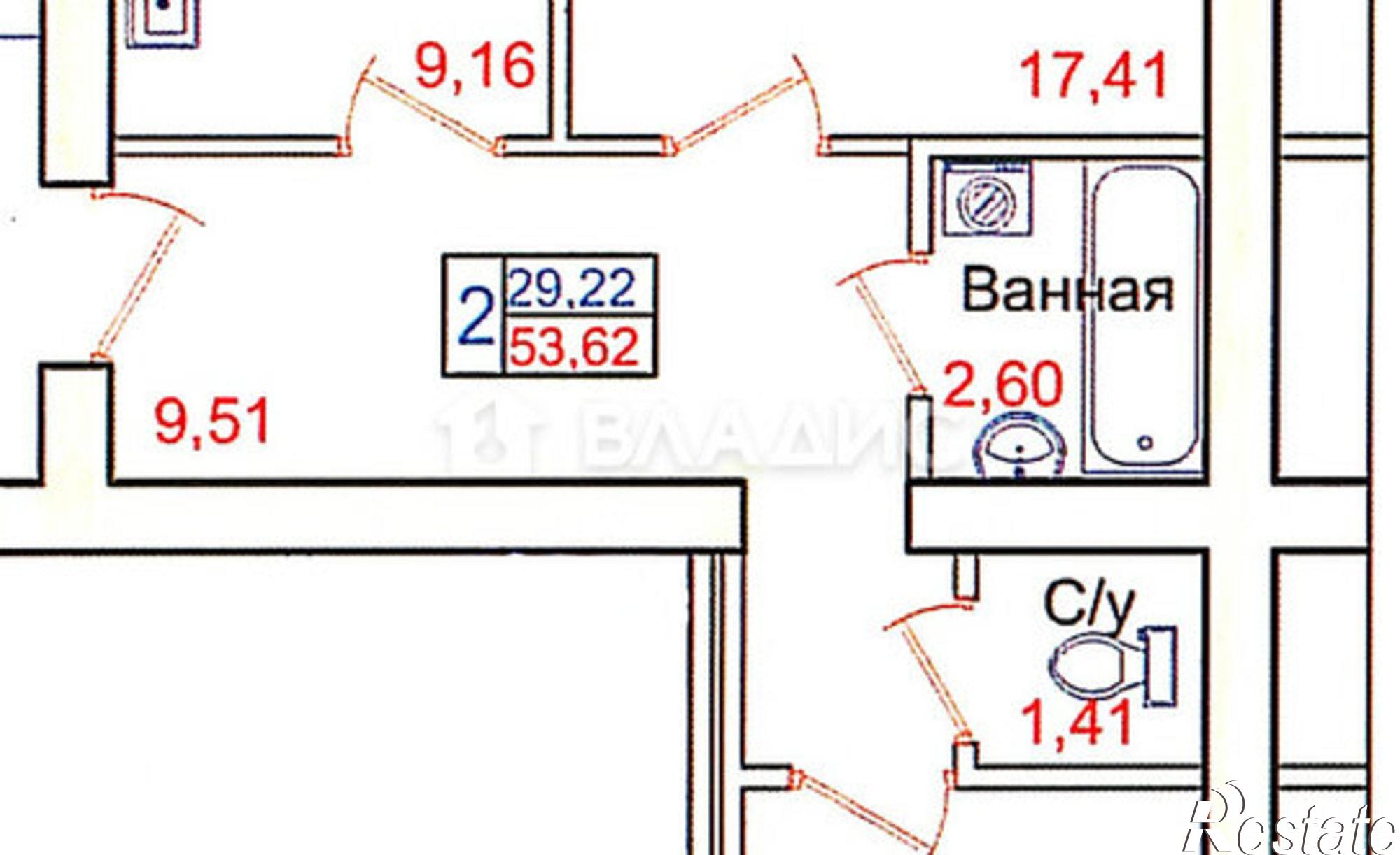Купить квартиру за 7 150 000 рублей на Елизаветинская улица, 1Б