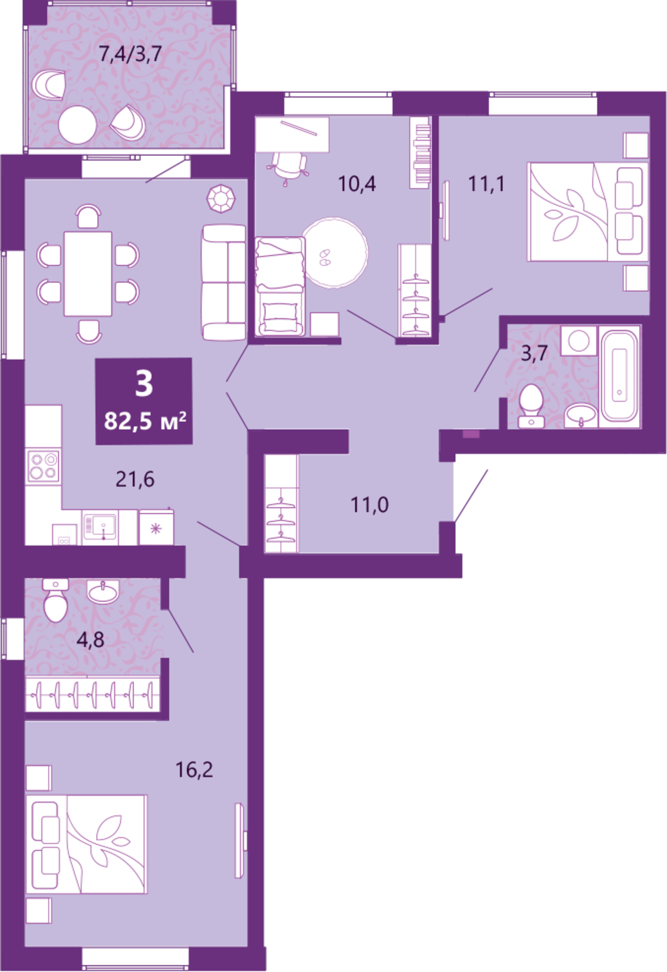 Купить квартиру за 12 084 700 рублей на Ключевая улица, 27в