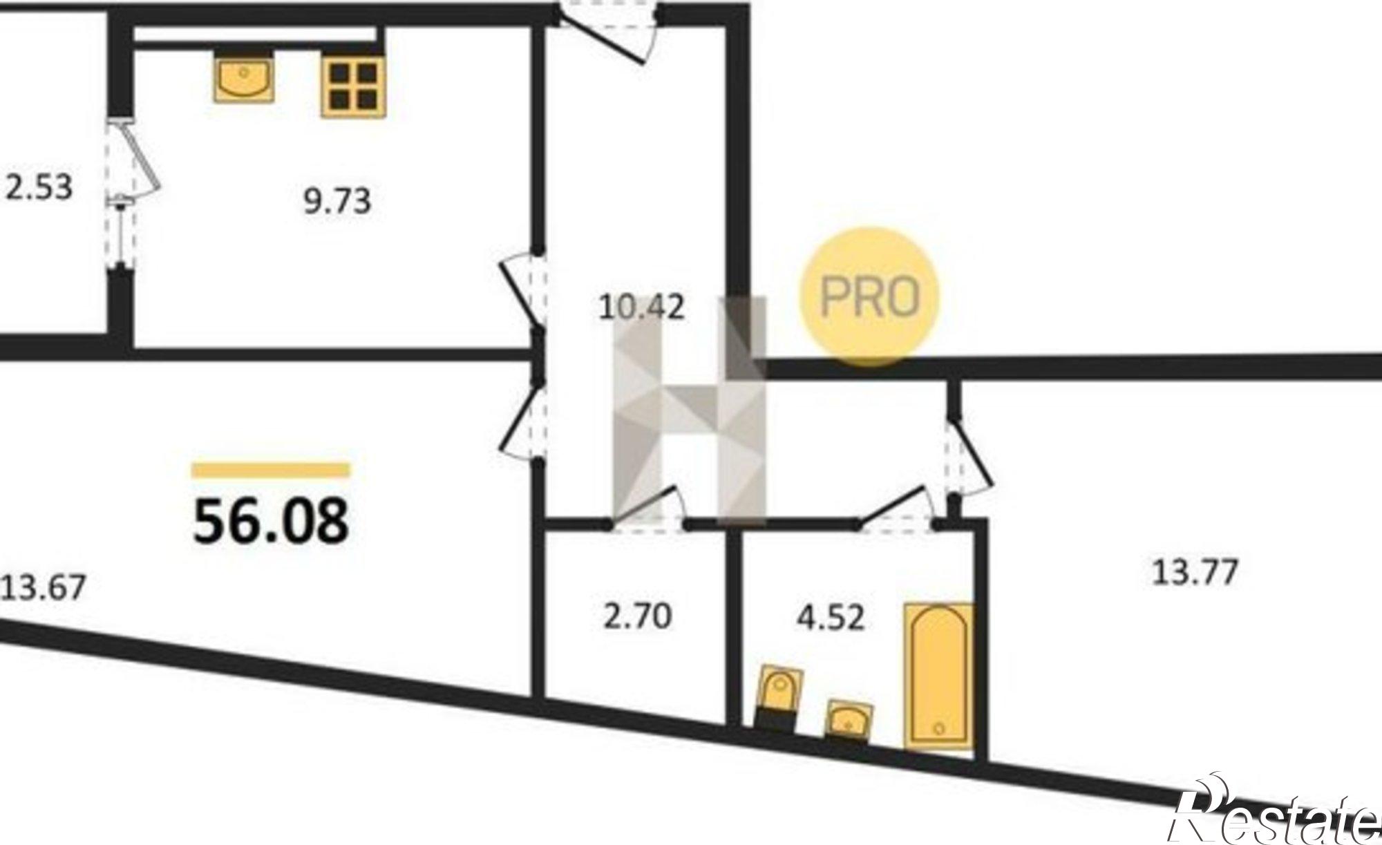 Купить квартиру за 7 570 800 рублей на ул Пригородная, 18