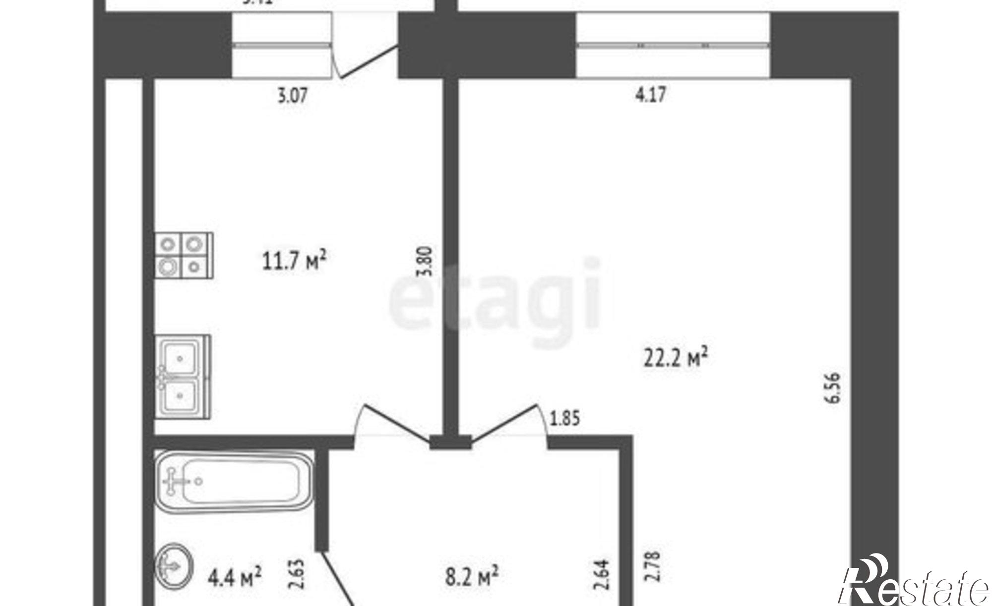 Купить квартиру за 8 700 000 рублей на ул Б.Хмельницкого, 50