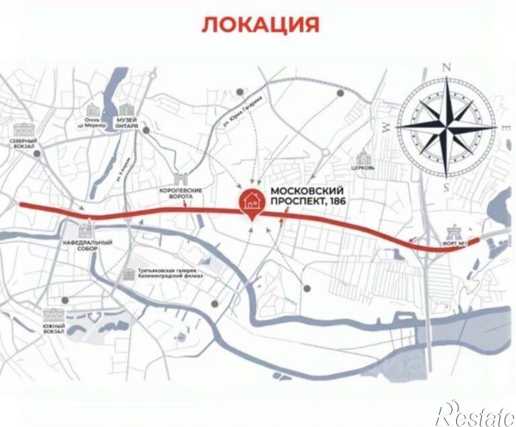 Торговое помещение Московский пр-кт, 186/1,  д. 186/1