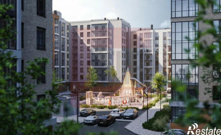 1-комн квартира в новом доме улица Александра Невского, 7Б,  д. 7Б