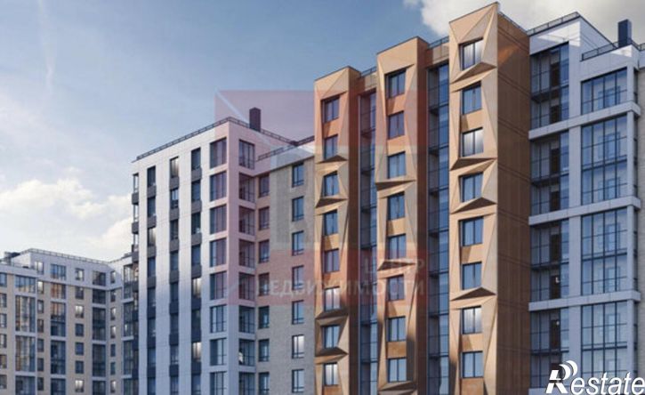 2-комн квартира в новом доме улица Александра Невского, 7Б,  д. 7Б