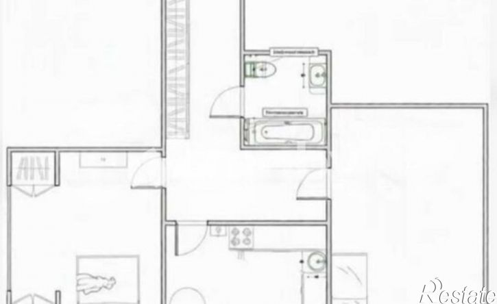 2-комн квартира улица Маршала Баграмяна, 36,  д. 36