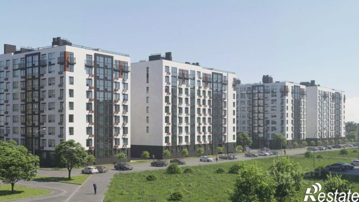 2-комн квартира в новом доме улица Поленова, 6 к2,  д. 6 к2