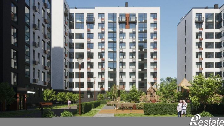 2-комн квартира в новом доме улица Поленова, 6 к2,  д. 6 к2