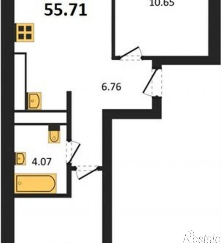 2-комн квартира улица Героя России Катериничева, 9 к2,  д. 9 к2