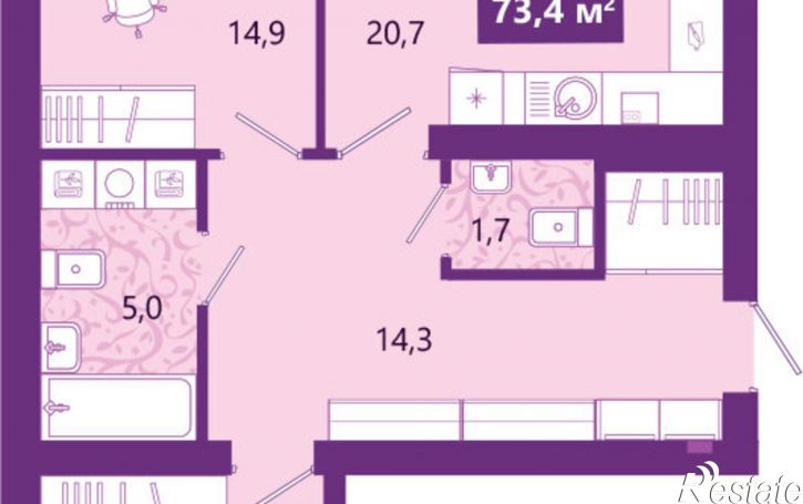 2-комн квартира Ключевая улица, 27В,  д. 27В