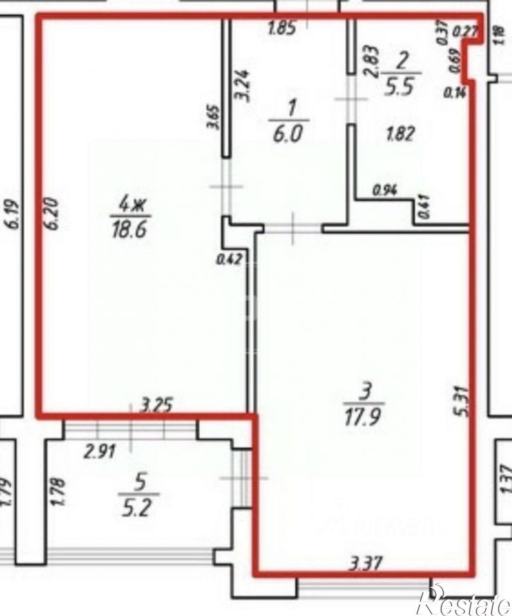 1-комн квартира Вагоностроительная улица, 3А,  д. 3А