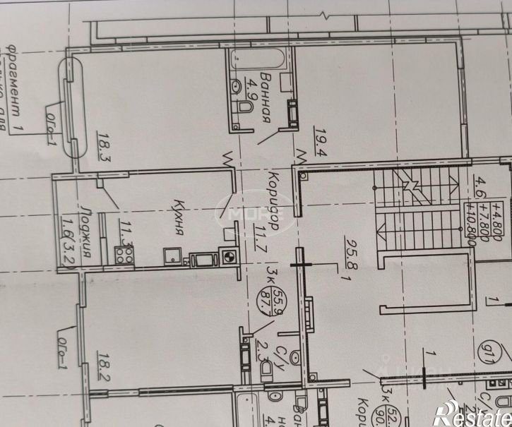 3-комн квартира ул Красносельская, 82 1,  д. 82 1,  к. 1